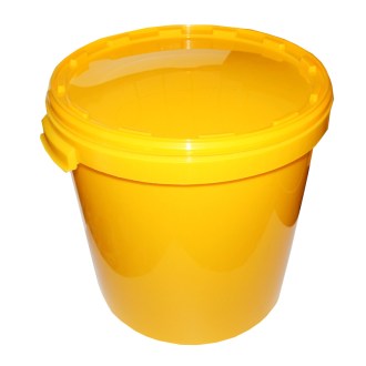 Nádoba na med plast 40 kg žltá - AKCIA